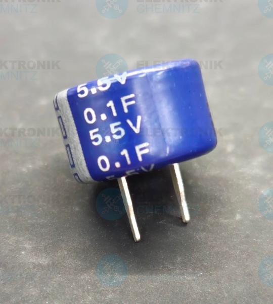 EATON KR-5R5C104-R Speicherkondensator 5,5V 0,1 F Gold Cap RM=5mm DM=13,5mm